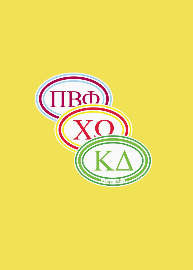 Sorority Greek Bumper Sticker