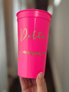 Greek Script Cups