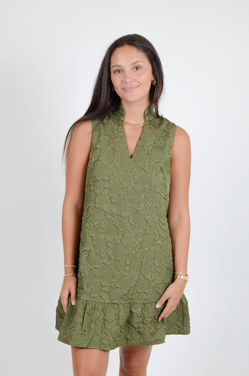 Florence Dress, Green