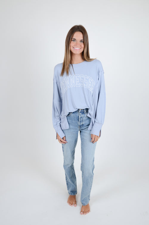 Blue Tennessee Long Sleeve Tee