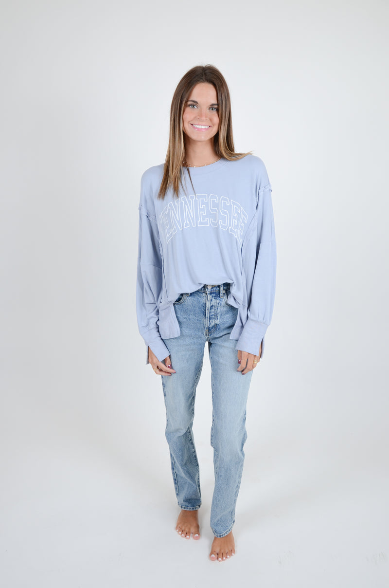 Blue Tennessee Long Sleeve Tee