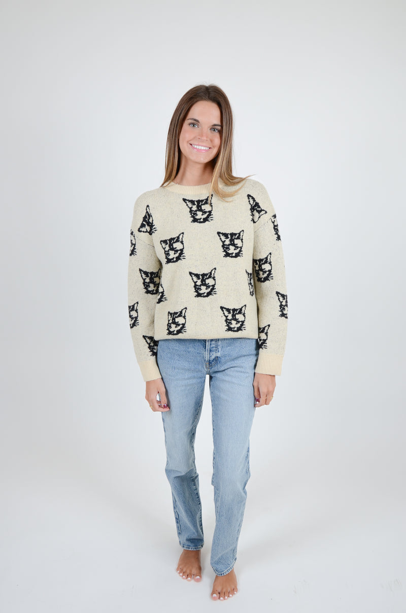 Calling All Cat Lovers Sweater