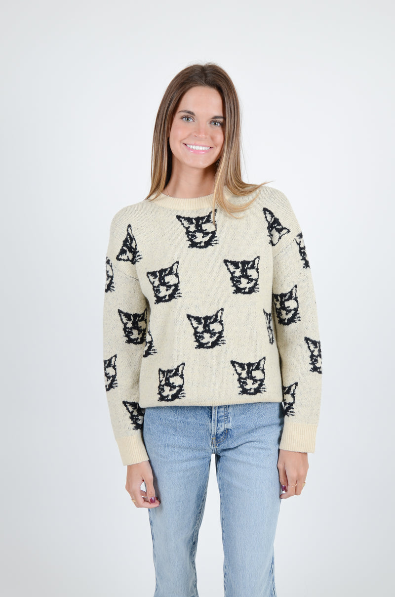 Calling All Cat Lovers Sweater