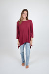 Mila Top, Maroon