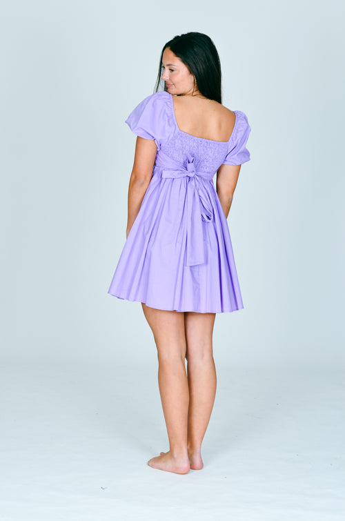 Purple Babydoll Dress