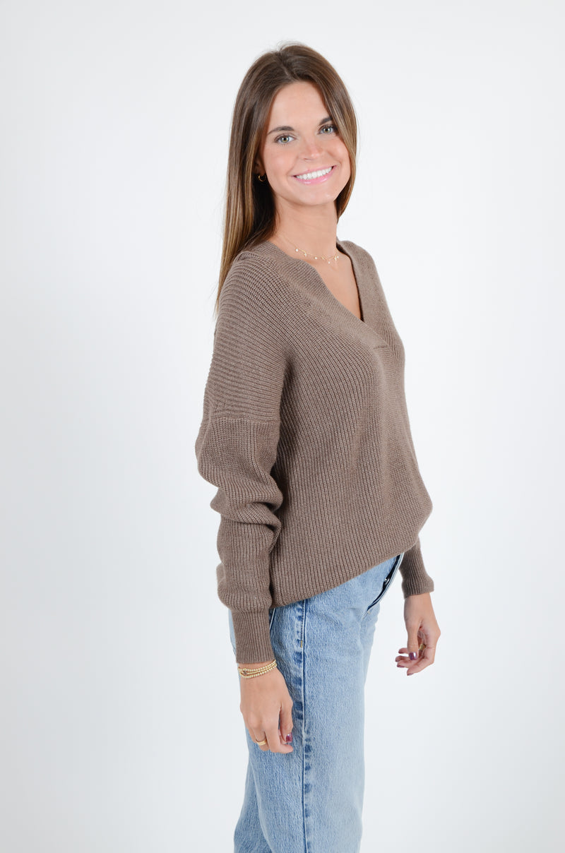 Essential Sweater, Brown