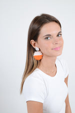 Two Tone Round Earring