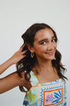 Twisted in Gold Earrings