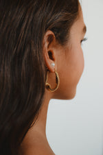 Twisted in Gold Earrings