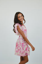 The Pink Peony Flutter Dress