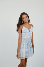 Santorini Sunsets Mini Dress