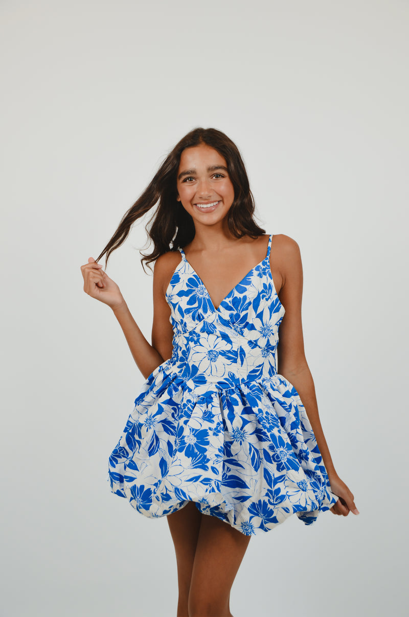Capri Bloom Bubble Dress