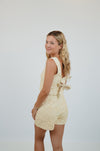 Cream Set with Double Bows in Back