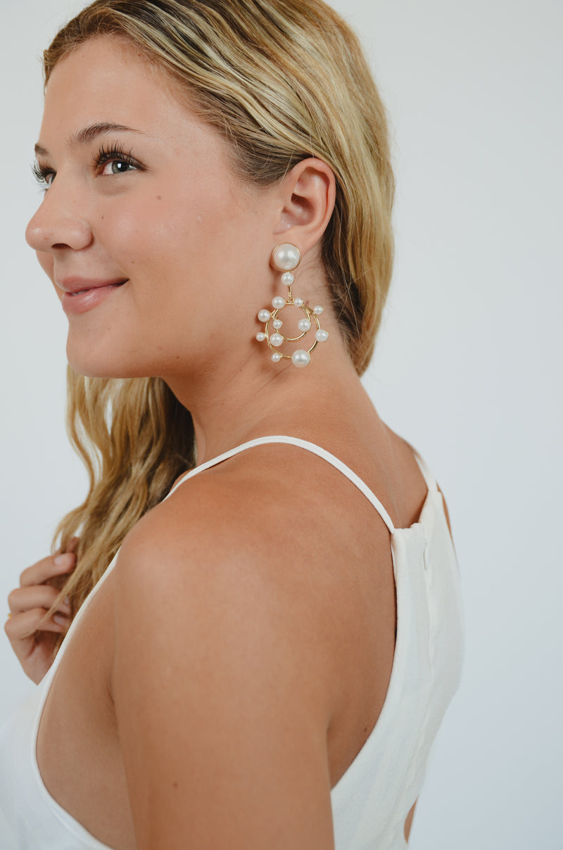 Dripping in Pearls Earrings