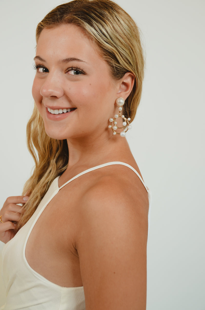 Dripping in Pearls Earrings