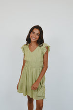 Anything but Basic Dress in Green