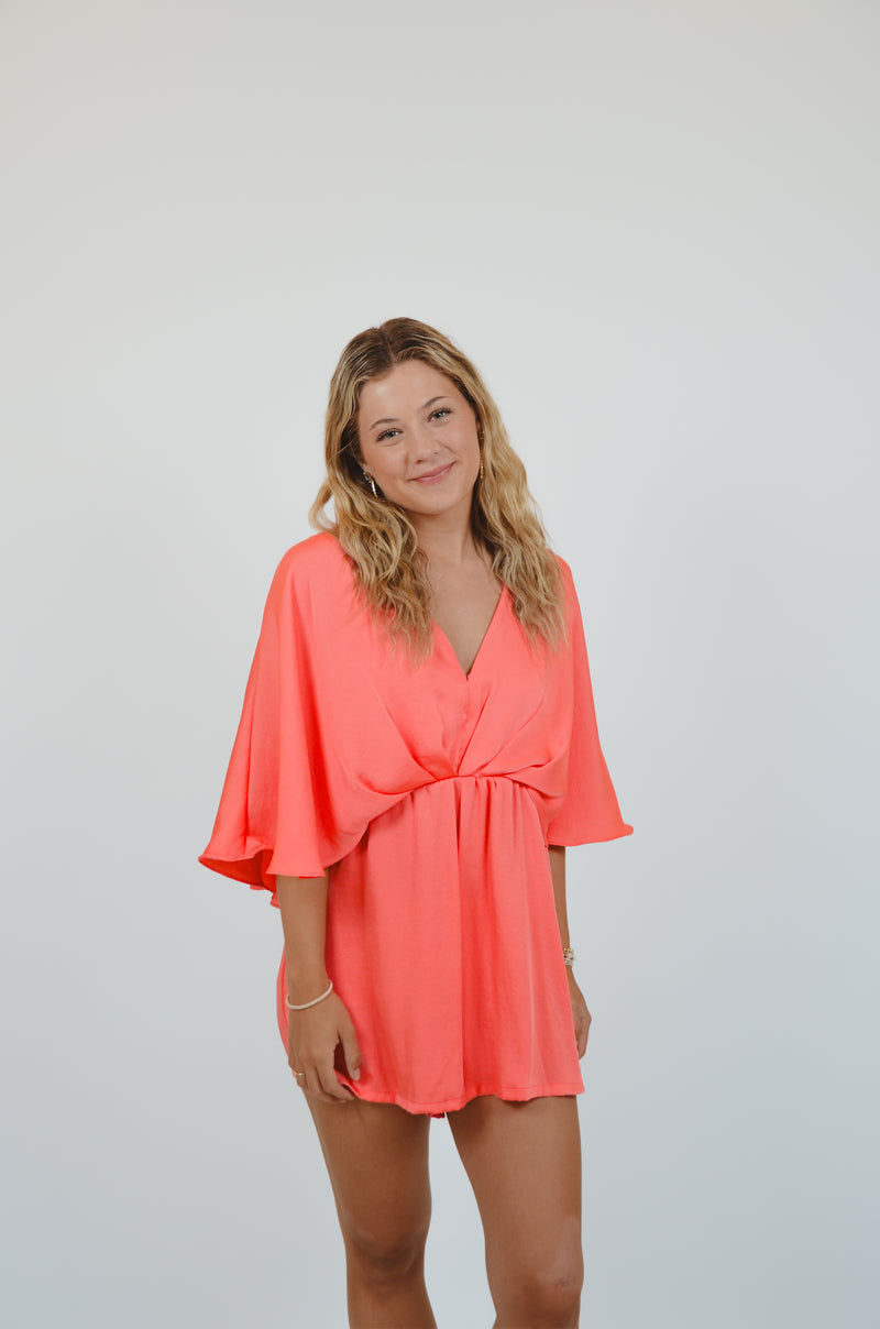 Coral Romper