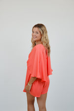 Coral Romper