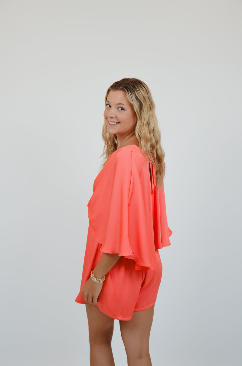 Coral Romper