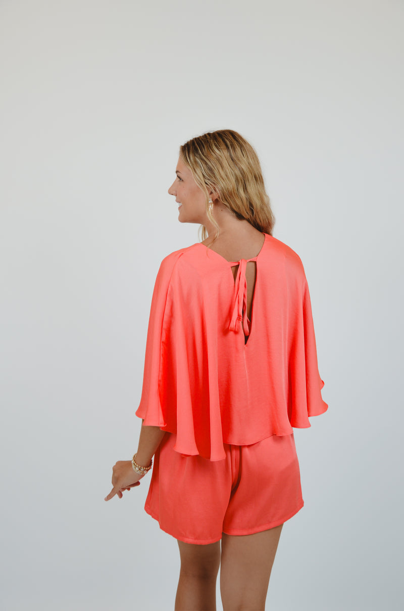Coral Romper