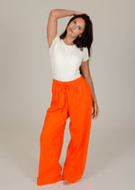 Orange Casual Pants