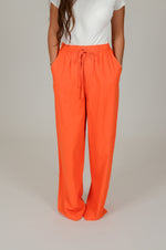 Orange Casual Pants