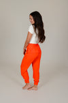 Orange Ankle Pants