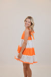 Walking to The Stadium in Style Dress