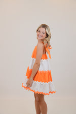 Walking to The Stadium in Style Dress