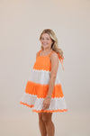 Walking to The Stadium in Style Dress