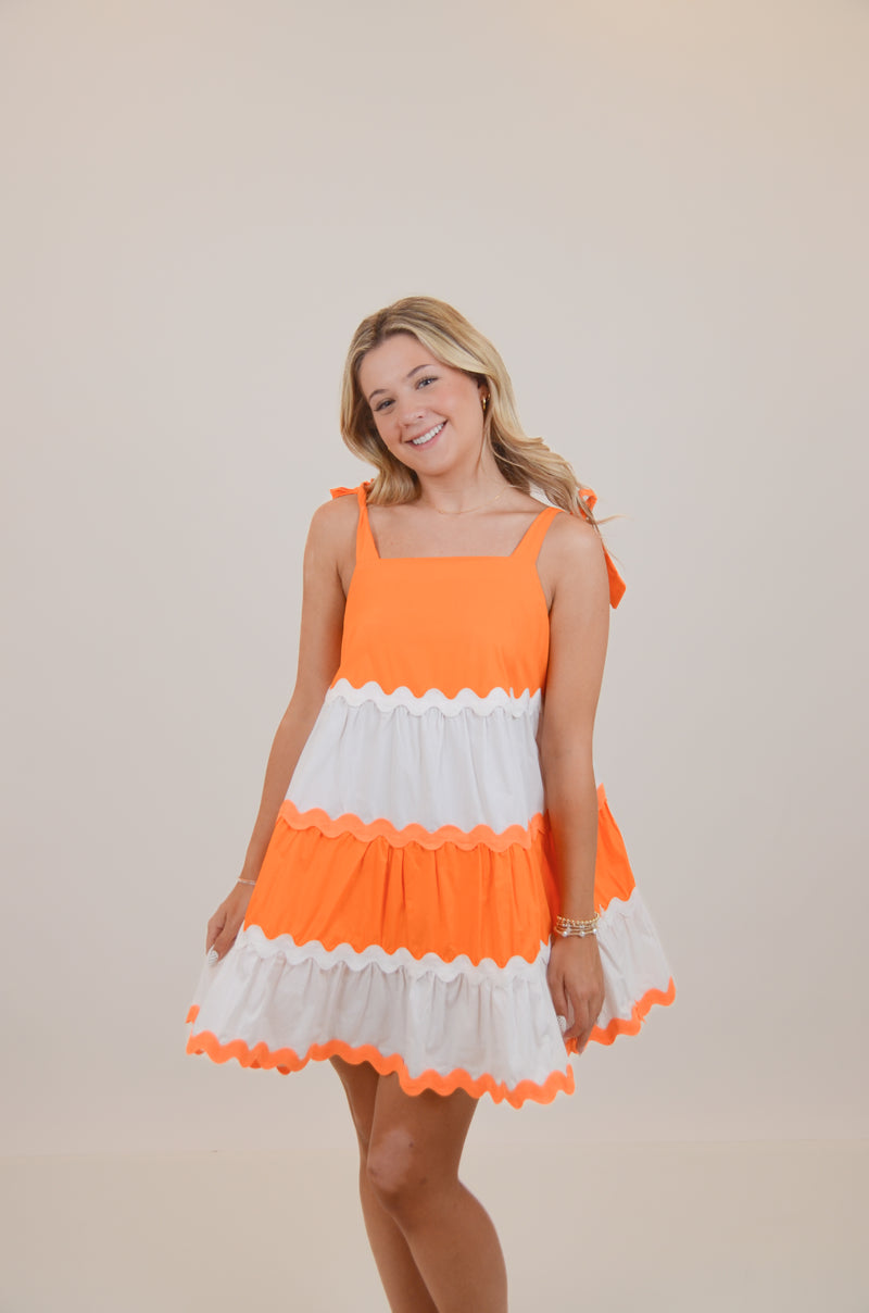 Walking to The Stadium in Style Dress