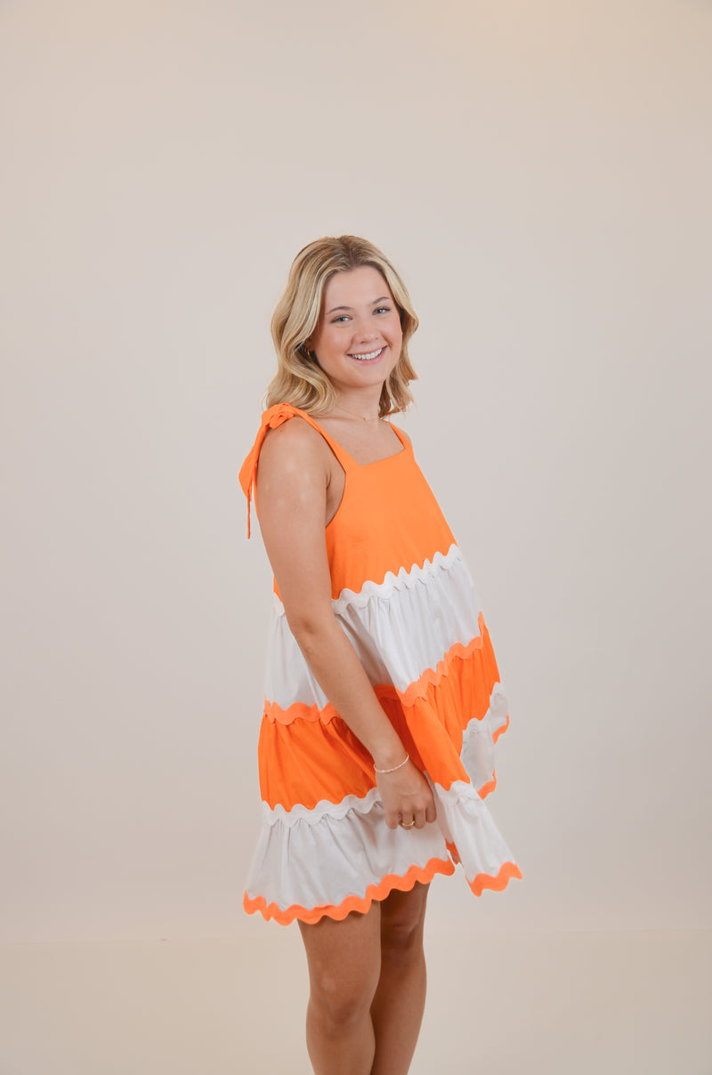 Walking to The Stadium in Style Dress