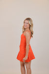 Cargo Style Adjustable Straps Mini Dress