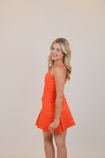 Cargo Style Adjustable Straps Mini Dress
