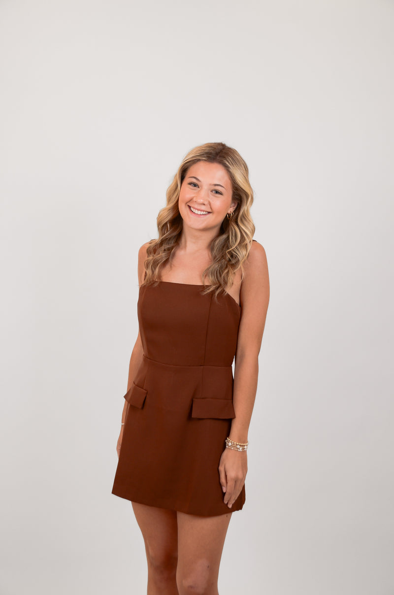 Dreaming of Crisp Weather Dress, Brown