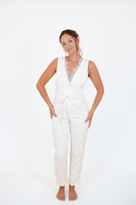 Staci White Romper