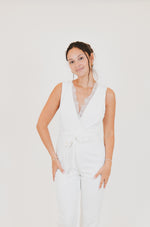 Staci White Romper