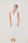 Staci White Romper