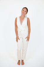 Staci White Romper