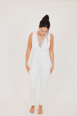 Staci White Romper