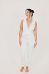 Staci White Romper