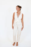 Staci White Romper