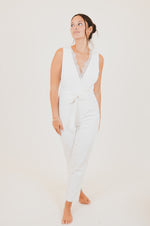 Staci White Romper