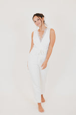 Staci White Romper