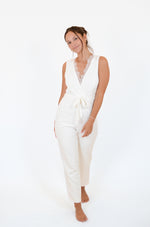 Staci White Romper