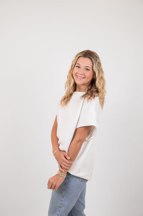 The Chloe Top, White