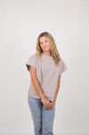 The Chloe Top, Grey