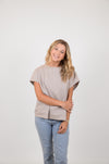 The Chloe Top, Grey