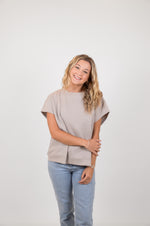 The Chloe Top, Grey