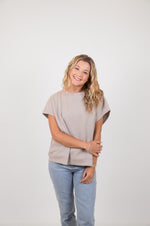 The Chloe Top, Grey